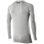 Sixs SERAFINO MERINOS Maglia Henley Maniche Lunghe Carbon Merino Wool® Con Bottoncini Wool Gray