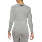 Sixs SERAFINO MERINOS Maglia Henley Maniche Lunghe Carbon Merino Wool® Con Bottoncini Wool Gray