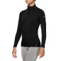 Sixs TS13 MERINOS Maglia A Maniche Lunghe Lana Merino Collo Alto Zip Wool Black