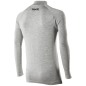 Sixs TS13 MERINOS Maglia A Maniche Lunghe Merino Con Lupetto E Zip Wool Gray