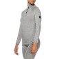 Sixs TS13 MERINOS Maglia A Maniche Lunghe Merino Con Lupetto E Zip Wool Gray