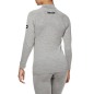 Sixs TS13 MERINOS Maglia A Maniche Lunghe Merino Con Lupetto E Zip Wool Gray