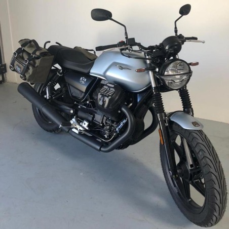 Bags & Bike Borse Laterali Sahara Verde Per Moto Guzzi V7 Special Dal 2021 Al 2025