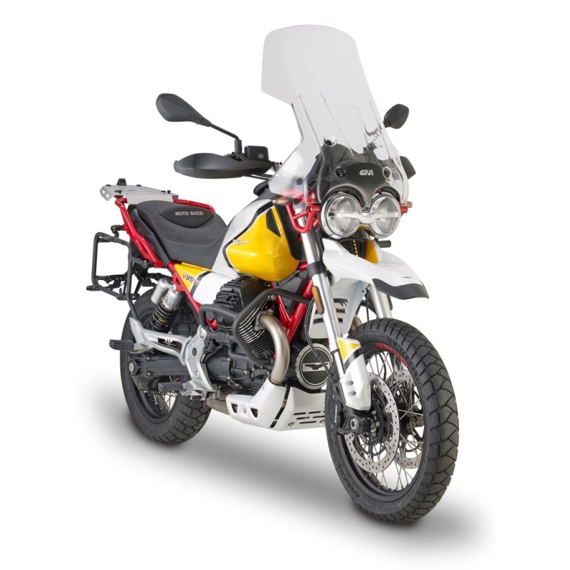 Cupolino alto maggiorato Givi D8203ST Moto Guzzi V85TT Trasparente