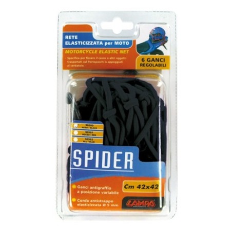 LAMPA 90500 SPIDER - RAGNO - RETE ELASTICIZZATA Nero