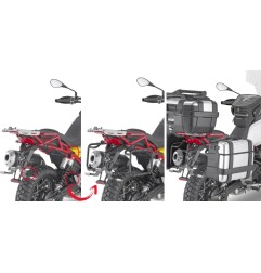 Portavaligie laterali Givi PLOR8203MK PL ONE-FIT monokey per MotoGuzzi V85TT