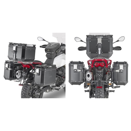 Telaio laterale Givi PLOR8203CAM Moto Guzzi V85TT PL ONE-FIT CAM-SIDE per Trekker Outback 