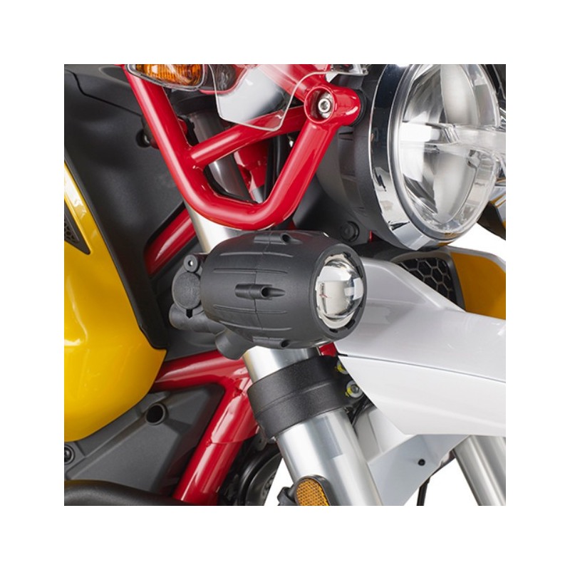 Attacco faretti supplementari Kappa LS8203K specifico per Moto Guzzi V85TT 2019