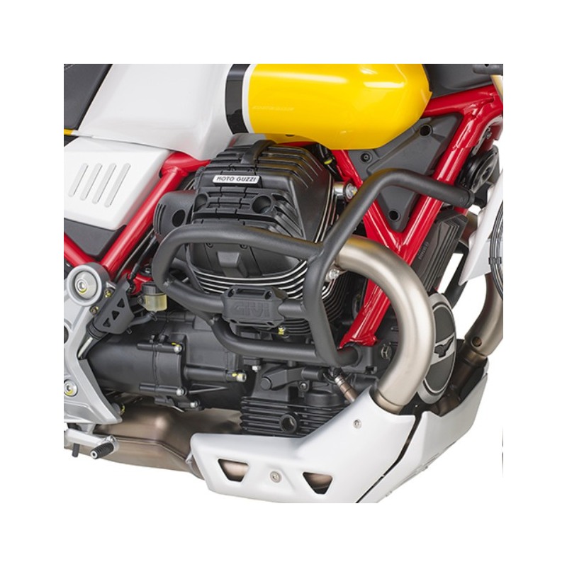 Paramotore tubolare Givi TN8203 per Moto Guzzi V85TT nero 