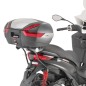 Kappa KR5600 Portapacchi comprensivo di piastra Monokey per PIAGGIO MP3 Yourban125-300 (11-)  e MP3 300 HPE (19-)