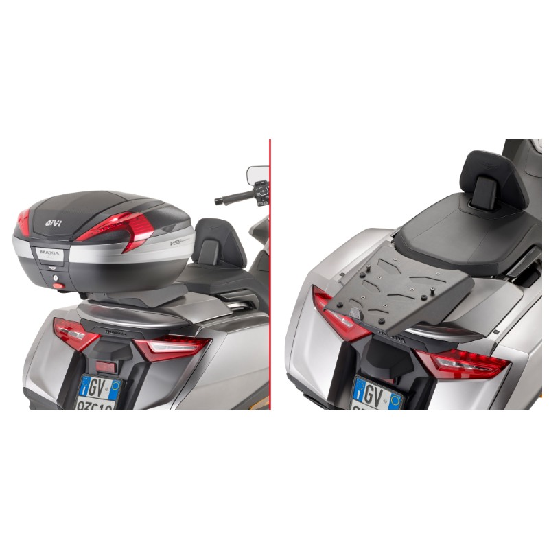 Givi SRA1172 attacco in alluminio per bauletto per Honda GL 1800 GOLD WING dal 2018