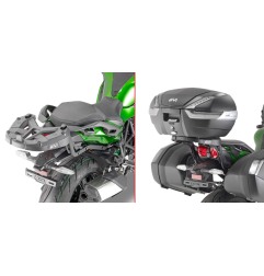 4123FZ GIVI Attacco posteriore per bauletto Monokey-Monolock per Kawasaki Ninja H2 SX dal 2018