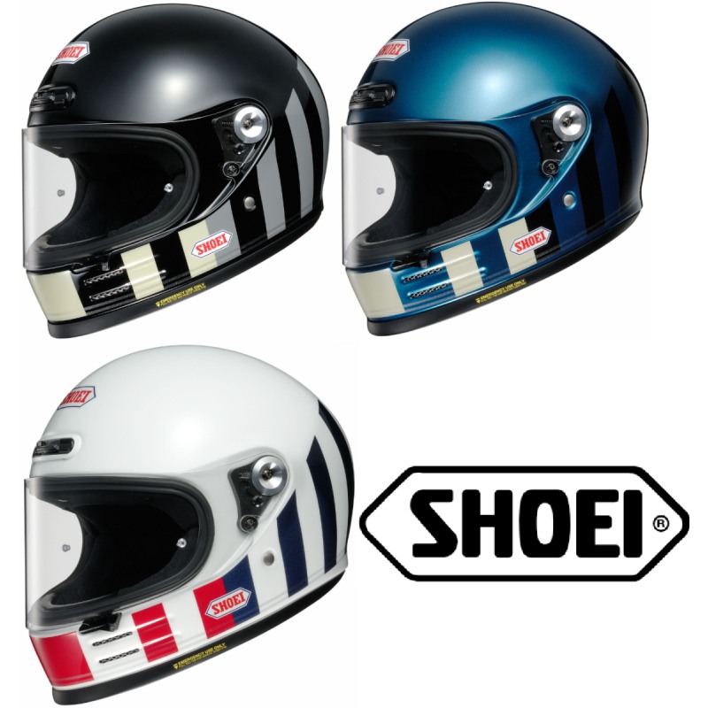 Casco integrale da moto Shoei Glamster linea vintage Resurrection