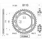 Kit trasmissione TROFEO 256021000 Yamaha Tracer 900 dal 2013 al 2017