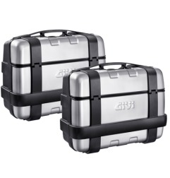 Givi TRK33PACK2 coppia di valigie laterali Trekker da 33 litri Grigio