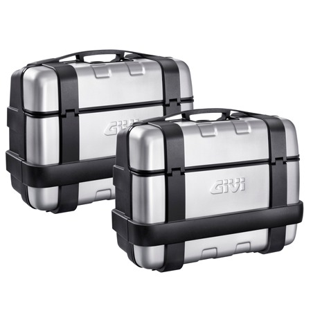 Givi TRK33PACK2 coppia di valigie laterali Trekker da 33 litri Grigio