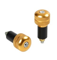 Coppia bilanceri manubrio oro universali in alluminio 17/23 mm Lampa 90323