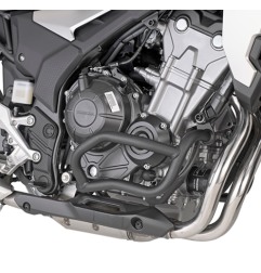 Kappa KN1171 Paramotore tubolare nero per Honda CB 500 X (2019-)