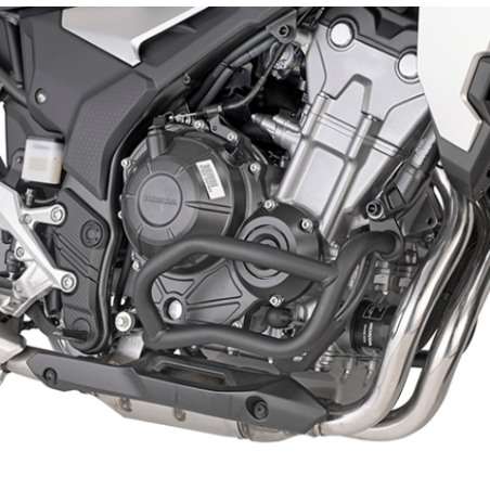 Kappa KN1171 Paramotore tubolare nero per Honda CB 500 X (2019-)