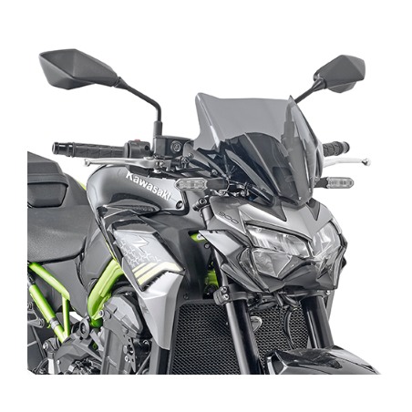 Givi 1176A Cupolino fumè per Honda CB 500 F dal 2019 e Kawasaki Z900 dal 2020
