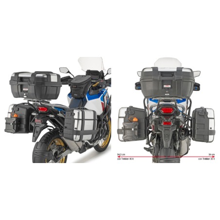 Givi PLO1178MK Portavaligie laterale Monokey Honda Africa Twin CRF1100L e Sport Adventure