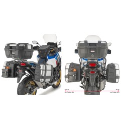 Kappa KLO1178MK Telaietti laterali Honda CRF1100L Africa Twin e Adventure Sports Monokey