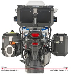 Kappa KLO1178CAM Telaietti laterali Honda CRF1100L Africa Twin e Adventure Sports Cam-Side