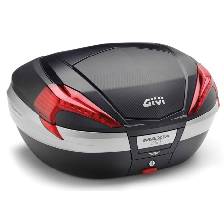 Givi V56NN Bauletto posteriore Maxia 4 Monokey Catadiottri Rossi Cover Carbonio