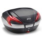 Givi V56NN Bauletto posteriore Maxia 4 Monokey Catadiottri Rossi Cover Carbonio