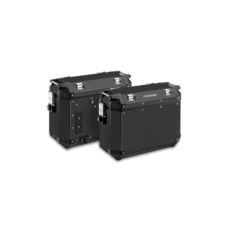 KVE37BPACK2 K-Venture Coppia valigie laterali Kappa 37 litri Nero