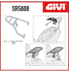 Attacco bauletto Givi SR5608 monolock vespa Primavera 50-125 e Sprint dal 14