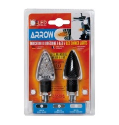 COPPIA FRECCE LAMPA ARROW CARBON LOOK COD.90115