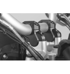 Riser inclinati manubrio SW Motech LEH.07.039.12601/B per BMW R1200GS LC e Adventure 2013- Nero