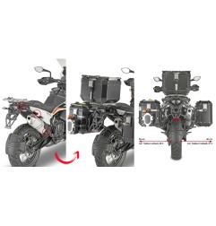 Kappa KLOR7710CAM Portavaligie laterali KTM 790 / 890 Adventure Monokey Cam Side