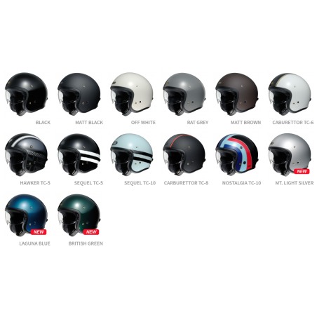 Casco moto Jet Shoei J-O Vintage