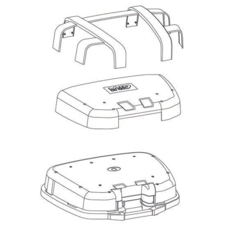 Givi ZTRK52CBM Coperchio Baueltto Trekker TRK52B