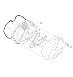 Givi ZV37CNMDX Coperchio destro V37N montato