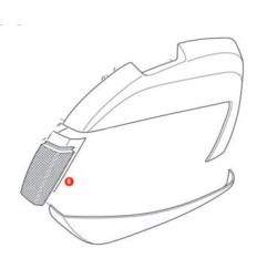 Givi Z1424TR Coppia catadiottri di ricambio valigie laterali Givi V35 Tech