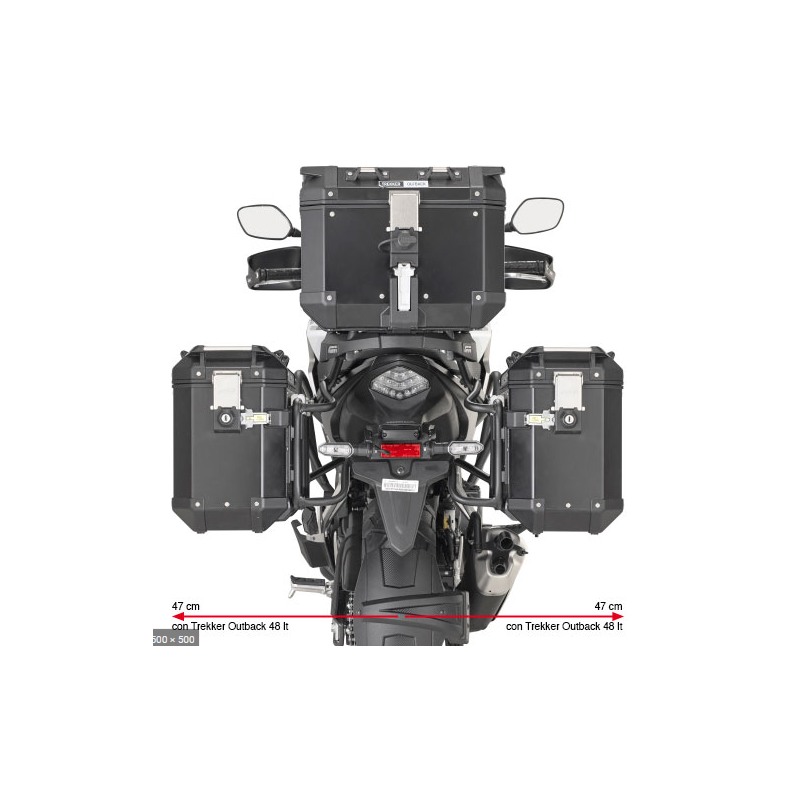 Telaietti Kappa KL ONE-FIT KLO1171CAM Valige Laterali K'Force Honda CB 500 X 2019