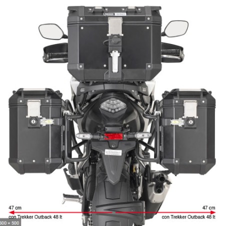 Telaietti Kappa KL ONE-FIT KLO1171CAM Valige Laterali K'Force Honda CB 500 X 2019