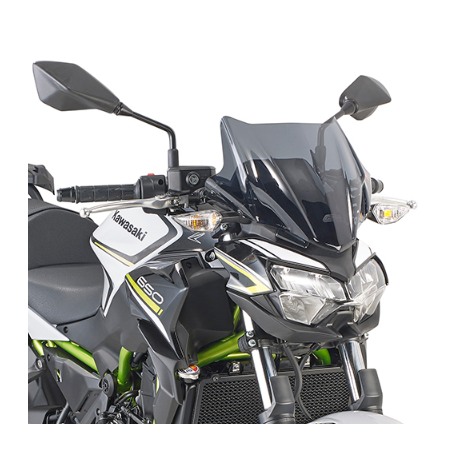 Cupolino Givi 4128S fumé 28 x 36,5 cm (H x L) Kawasaki Z650 2020