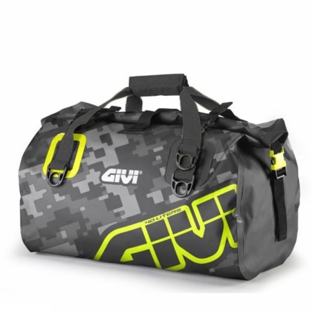 Givi EA115CM Borsone da sella Impermeabile 40 Litri Camouflage Giallo Grigio