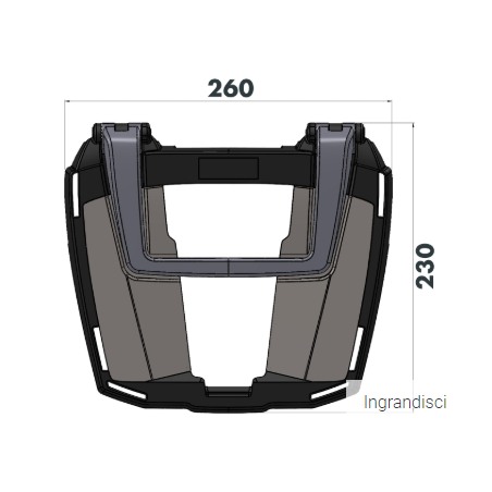 Portapacchi Hepco Becker 6617560 01 01 Easyrack Ducati Multistrada Enduro 1200 dal 2016