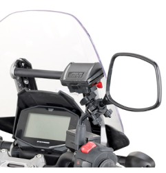 Givi S604 Custodia telepass europeo con fissaggio su manubrio tubolare