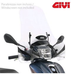 Kit di attacchi Givi A5615A per parabrezza per Piaggio Medley / Medley S 125-150 i-Get