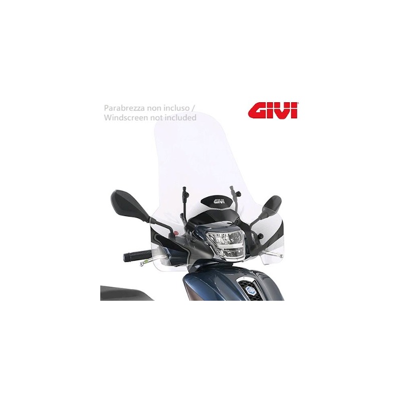 Kit di attacchi Givi A5615A per parabrezza per Piaggio Medley / Medley S 125-150 i-Get