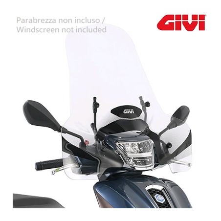 Kit di attacchi Givi A5615A per parabrezza per Piaggio Medley / Medley S 125-150 i-Get