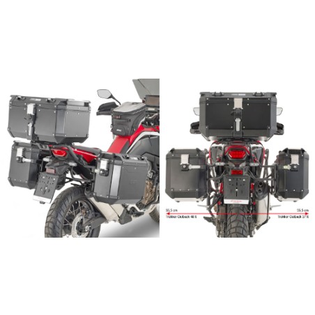 Telaietti laterali Givi PLO1179CAM Africa Twin CRF1100L Monokey Cam-Side per Trekker Outback