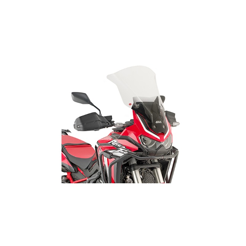 Cupolino alto GIVI D1179ST per Honda Africa Twin CRF1100L Trasparente