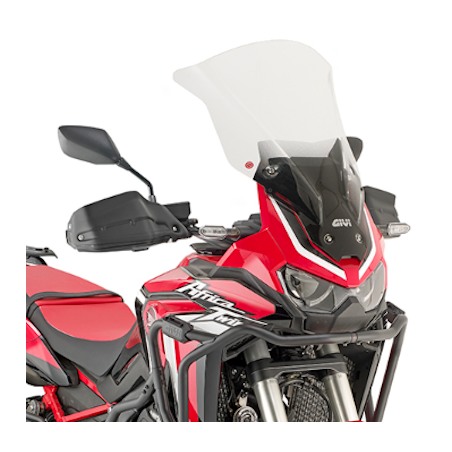 Cupolino alto GIVI D1179ST per Honda Africa Twin CRF1100L Trasparente